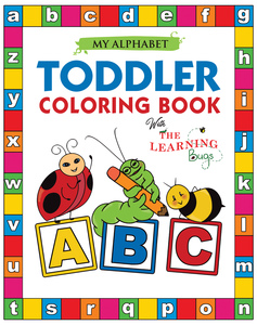 Alphabet toddler coloring book for kids